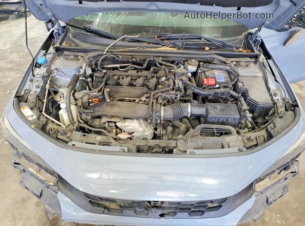 2HGFE1E59NH472093 2022 HONDA CIVIC Blue უკანა სალონის ხედი