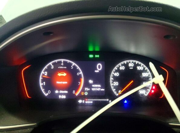 2HGFE1E59NH472093 2022 HONDA CIVIC Blue ხელსაწყოთა პანელის ხედი