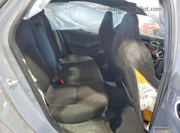 2HGFE1E59NH472093 2022 HONDA CIVIC Blue უკანა სავარძლების ხედი