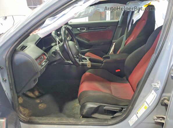 2HGFE1E59NH472093 2022 HONDA CIVIC Blue წინა სალონის ხედი