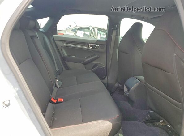 2HGFE1E5XPH080775 2023 HONDA CIVIC Gray უკანა სავარძლების ხედი