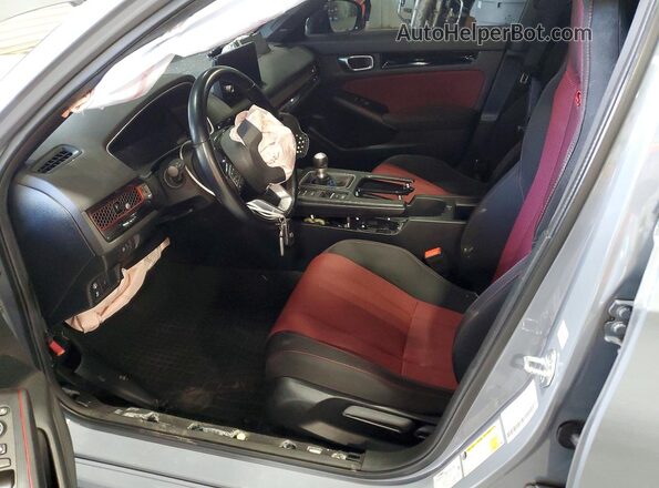 2HGFE1E5XRH470746 2024 HONDA CIVIC Gray Widok wnętrza z przodu