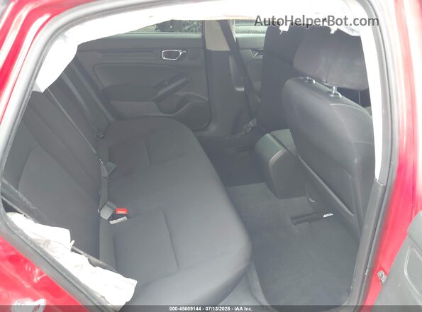 2HGFE1F70NH304570 2022 HONDA CIVIC Red VIN კოდის სტიკერის ხედი