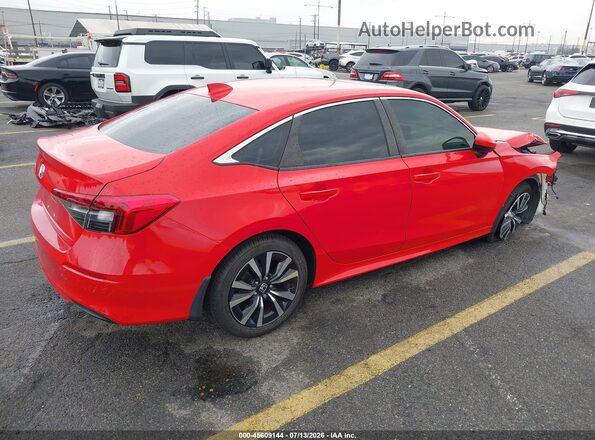 2HGFE1F70NH304570 2022 HONDA CIVIC Red უკანა მარჯვენა