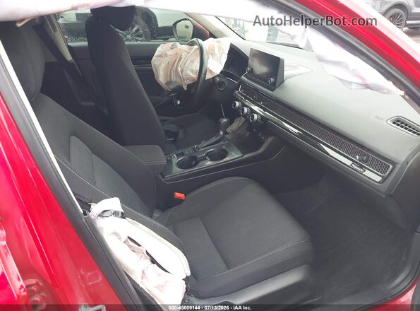 2HGFE1F70NH304570 2022 HONDA CIVIC Red წინა სალონის ხედი