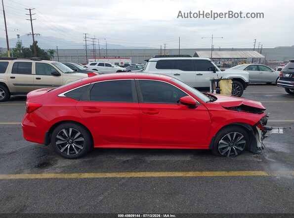 2HGFE1F70NH304570 2022 HONDA CIVIC Red სალონის 360-გრადუსიანი ხედი