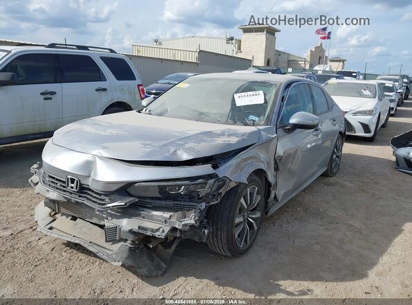 2HGFE1F70NH319215 2022 HONDA CIVIC Silver Widok z przodu