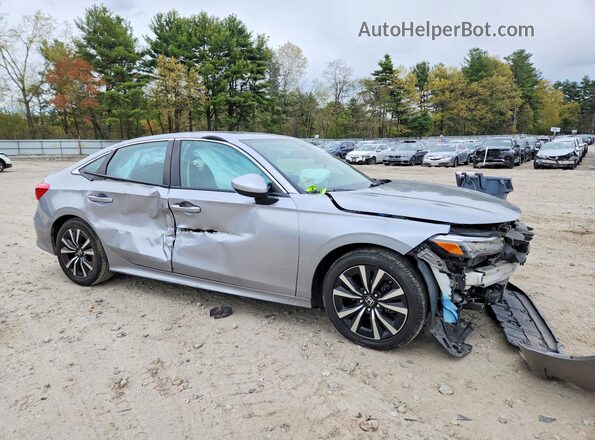 2HGFE1F71NH317702 2022 HONDA CIVIC Silver Front right