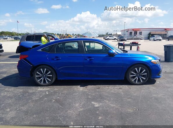 2HGFE1F71PH304175 2023 HONDA CIVIC Blue Սալոնի հետևի տեսք