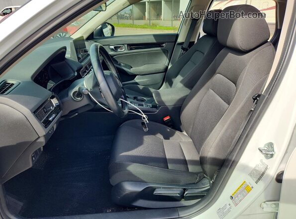 2HGFE1F71PH308825 2023 HONDA CIVIC Белый Вид салона спереди