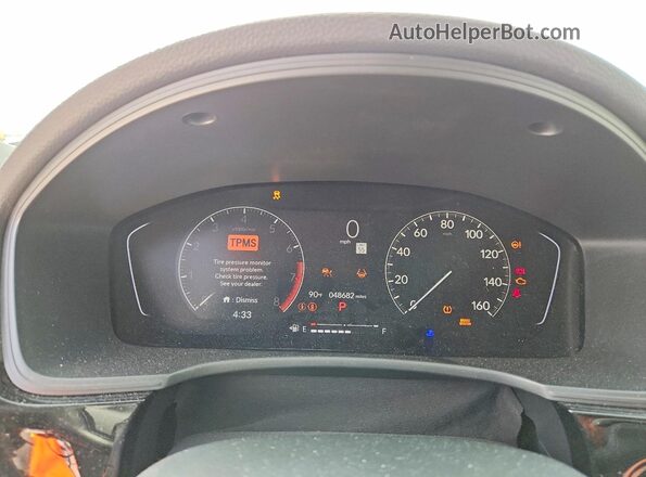 2HGFE1F71PH308825 2023 HONDA CIVIC Белый Вид щитка приборов