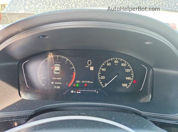 2HGFE1F71PH315287 2023 HONDA CIVIC Gray ხელსაწყოთა პანელის ხედი
