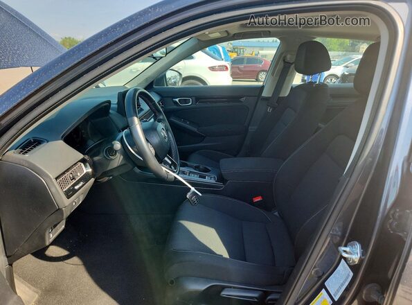 2HGFE1F71PH315287 2023 HONDA CIVIC Gray წინა სალონის ხედი