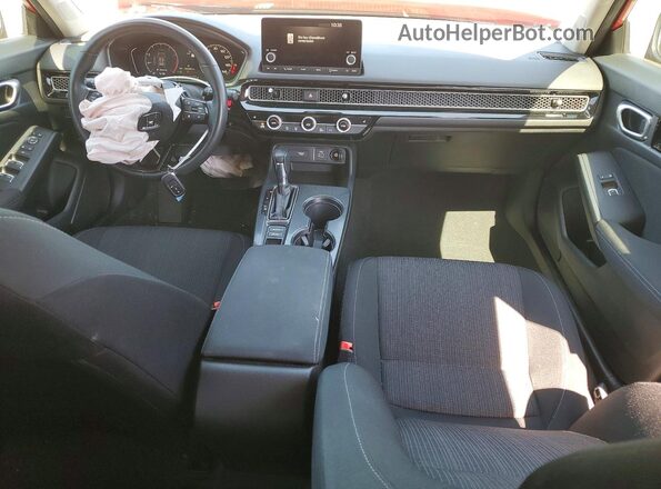 2HGFE1F71PH317170 2023 HONDA CIVIC Red Вид панелі приладів