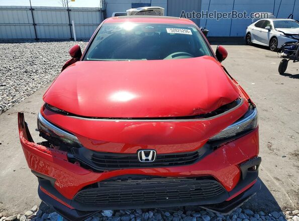 2HGFE1F71PH317170 2023 HONDA CIVIC Red Вид спереду