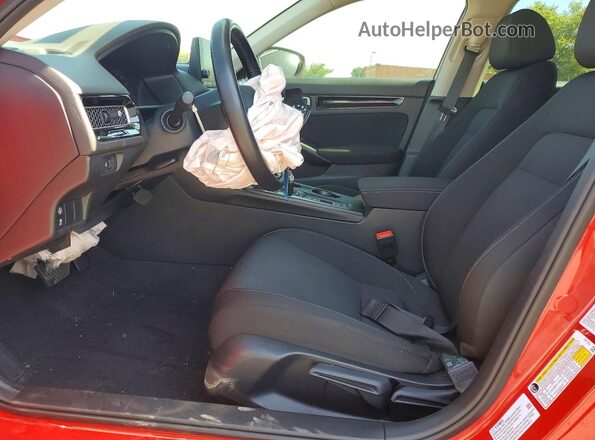 2HGFE1F71PH317170 2023 HONDA CIVIC Red Вид салону спереду