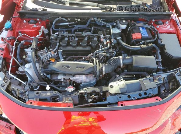 2HGFE1F71PH317170 2023 HONDA CIVIC Red Вид задньої частини салону