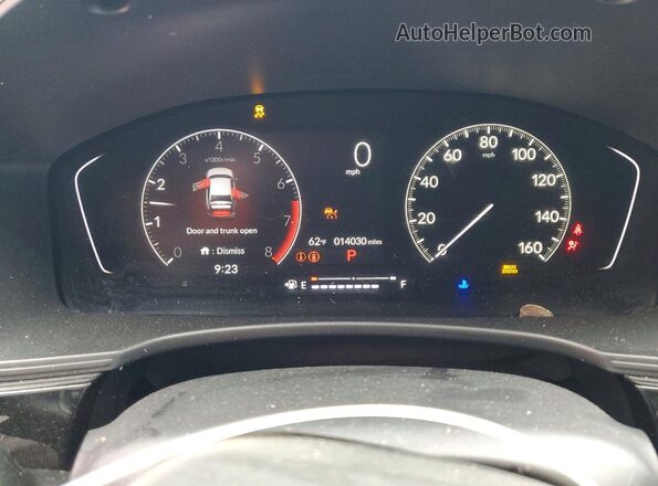 2HGFE1F71RH327877 2024 HONDA CIVIC Gray Սարքավորումների վահանակի տեսք