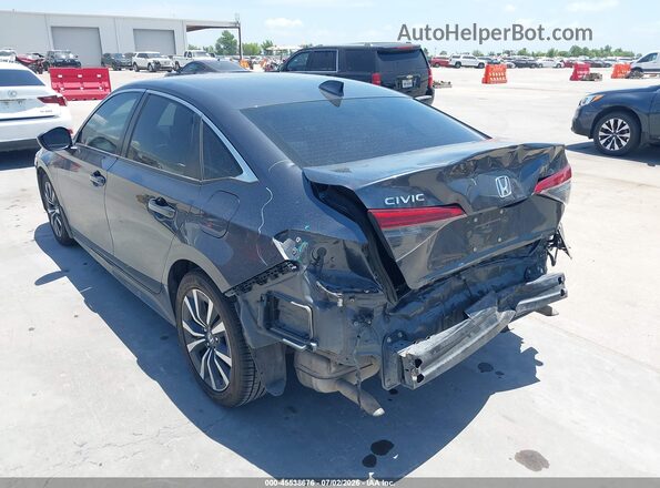 2HGFE1F72NH311116 2022 HONDA CIVIC Gray Հետևի ձախ