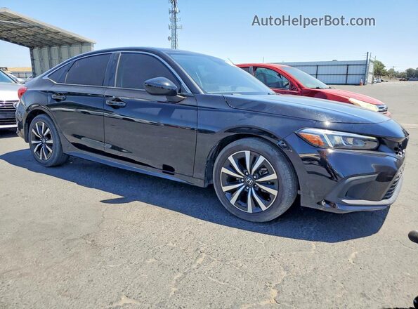 2HGFE1F72PH316934 2023 HONDA CIVIC Black Передня права чверть