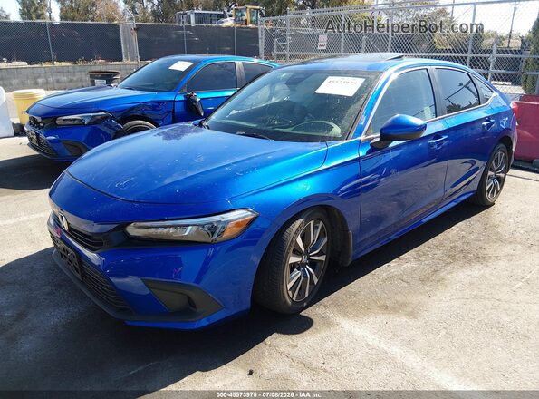2HGFE1F72RH313969 2024 HONDA CIVIC Blue Front left