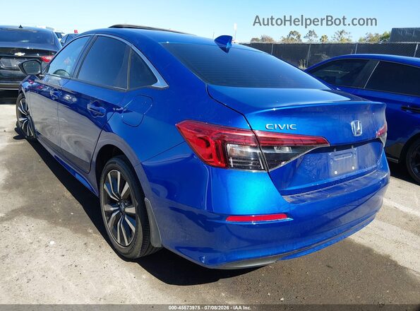2HGFE1F72RH313969 2024 HONDA CIVIC Blue Rear left