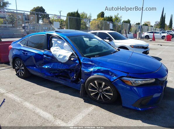 2HGFE1F72RH313969 2024 HONDA CIVIC Blue Rear interior view