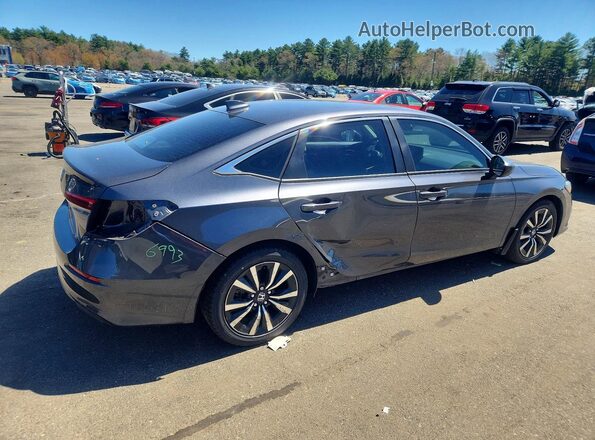 2HGFE1F73NH318561 2022 HONDA CIVIC Gray Задня права чверть