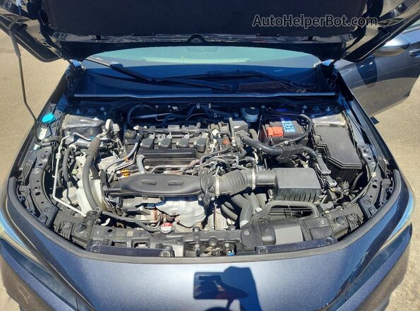 2HGFE1F73NH318561 2022 HONDA CIVIC Gray Вид задньої частини салону