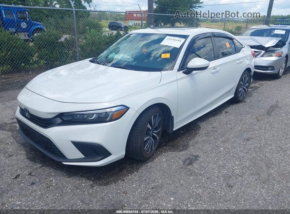 2HGFE1F73PH320801 2023 HONDA CIVIC White Առջևի ձախ երեք քառորդ տեսարան