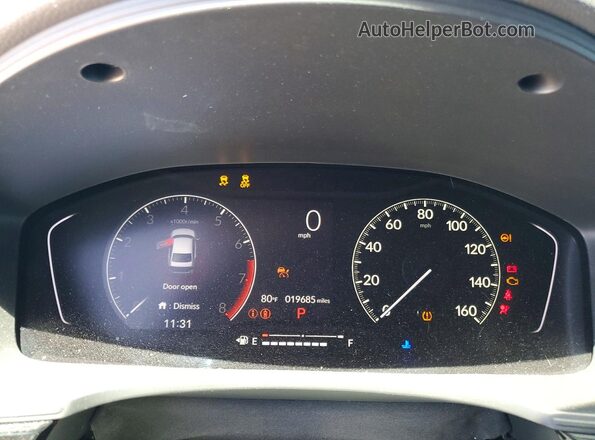 2HGFE1F73RH322079 2024 HONDA CIVIC Black ხელსაწყოთა პანელის ხედი