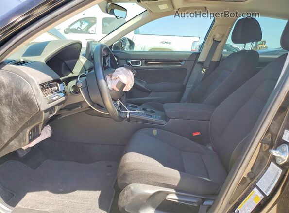 2HGFE1F73RH322079 2024 HONDA CIVIC Black წინა სალონის ხედი