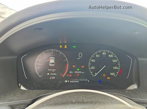 2HGFE1F73RH324821 2024 HONDA CIVIC White Սարքավորումների վահանակի տեսք