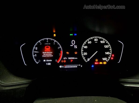 2HGFE1F75NH320215 2022 HONDA CIVIC Blue ხელსაწყოთა პანელის ხედი
