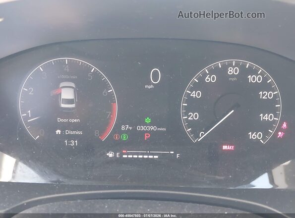2HGFE1F75PH315924 2023 HONDA CIVIC White Vista de los asientos traseros