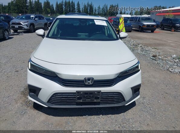 2HGFE1F75PH315924 2023 HONDA CIVIC White Vista del cuadro de instrumentos