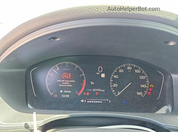 2HGFE1F76NH318151 2022 HONDA CIVIC Серый Вид щитка приборов