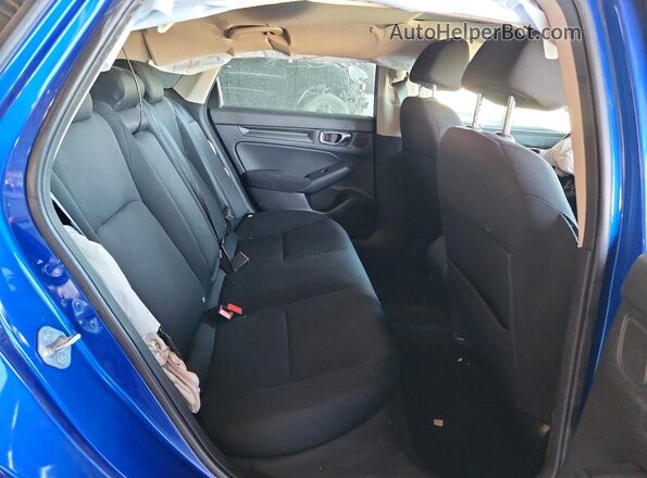 2HGFE1F76PH304558 2023 HONDA CIVIC Blue Հետևի նստատեղերի տեսք