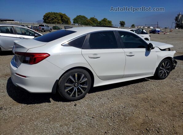 2HGFE1F76PH306133 2023 HONDA CIVIC Белый Задняя правая четверть