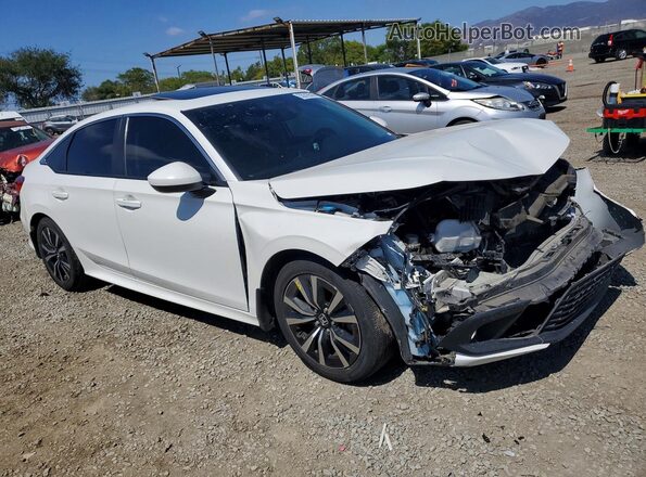 2HGFE1F76PH306133 2023 HONDA CIVIC Белый Передняя правая четверть