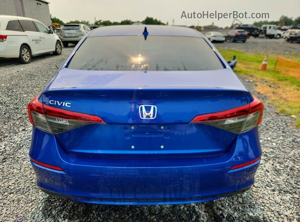 2HGFE1F76PH321702 2023 HONDA CIVIC Blue Rear view
