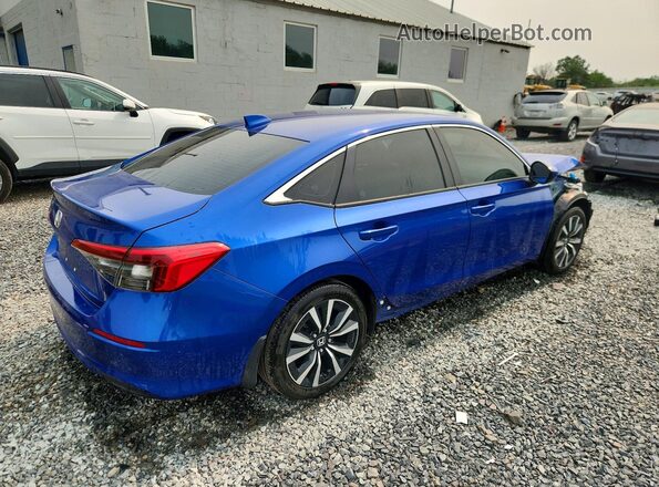 2HGFE1F76PH321702 2023 HONDA CIVIC Blue Rear right