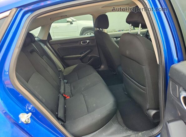 2HGFE1F76PH321702 2023 HONDA CIVIC Blue Rear seats view