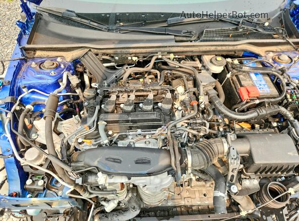 2HGFE1F76PH321702 2023 HONDA CIVIC Blue Rear interior view