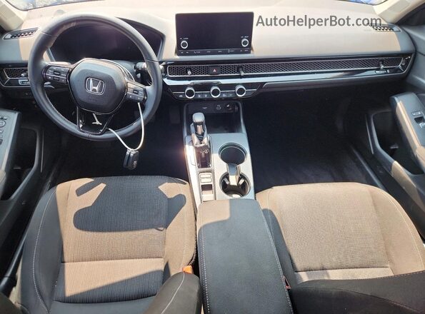 2HGFE1F76PH321702 2023 HONDA CIVIC Blue Dashboard view