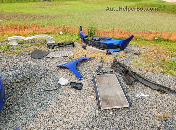 2HGFE1F76PH321702 2023 HONDA CIVIC Blue Engine compartment view