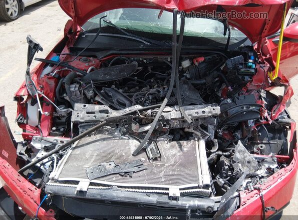 2HGFE1F77RH303695 2024 HONDA CIVIC Red Вид ззаду