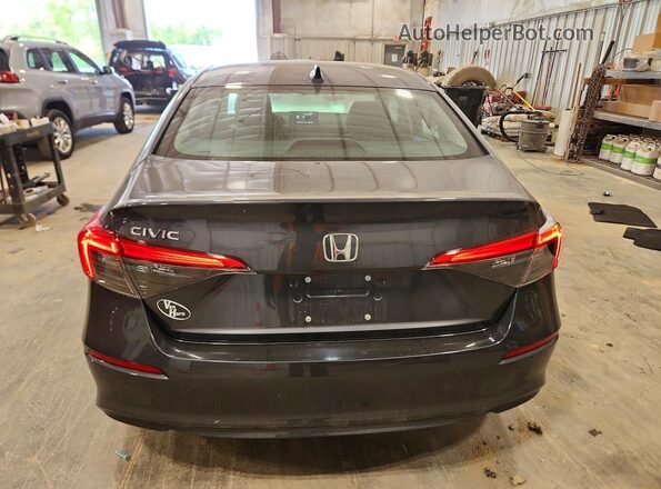 2HGFE1F77RH311117 2024 HONDA CIVIC Gray Rear view
