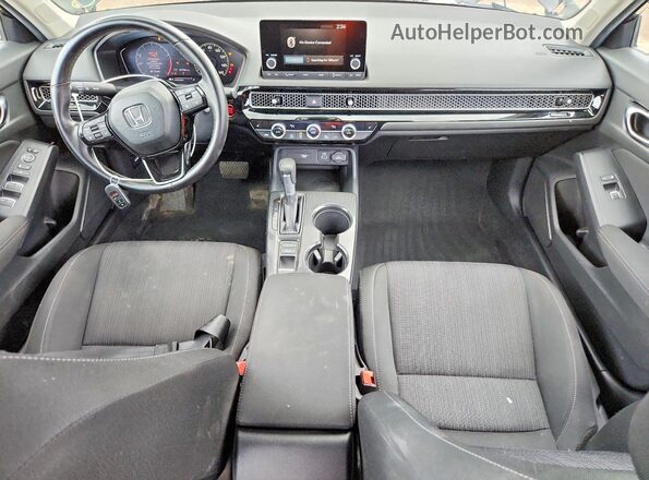 2HGFE1F77RH327687 2024 HONDA CIVIC Black Dashboard view