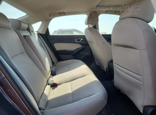 2HGFE1F77RH333862 2024 HONDA CIVIC Gray უკანა სავარძლების ხედი